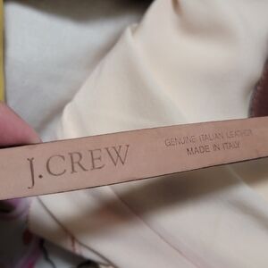 J.Crew Italian Leather Belt Si,e Small